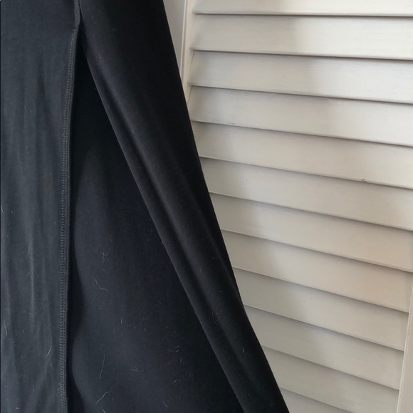 Long Black Maxi Skirt with Elastic Waist - Picture 3 of 3